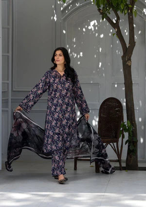 Winter 3PC Khaddar Printed Suit