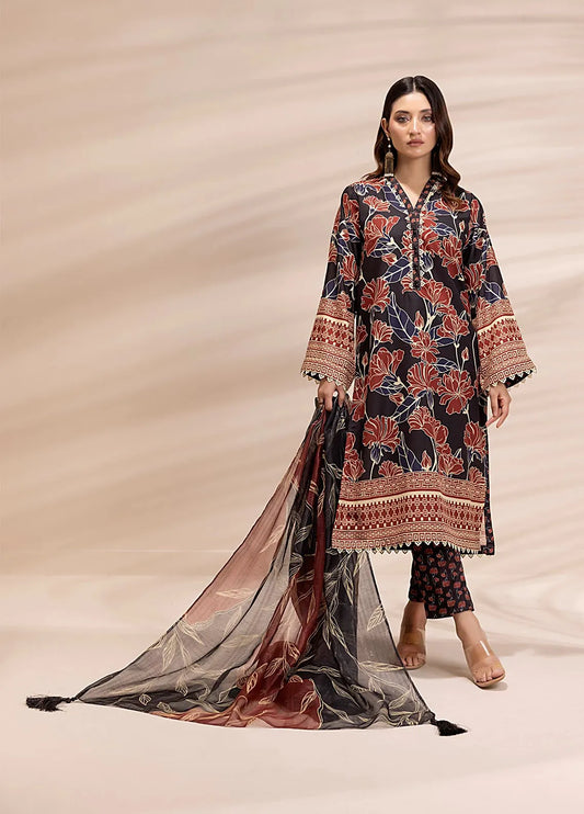 Winter 3PC Khaddar Printed Suit